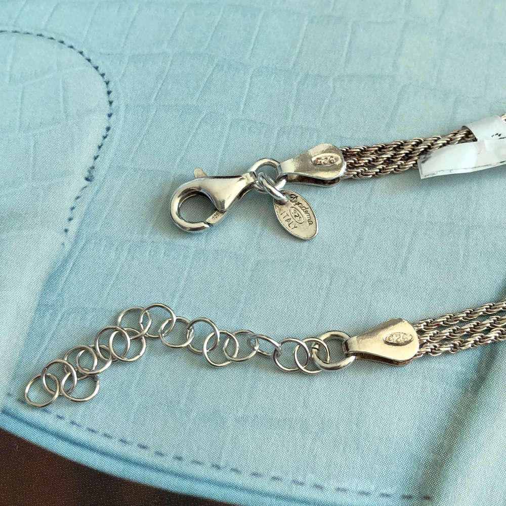 Made In Italy Sterling Silver Layered Necklace - Picture 5 of 6